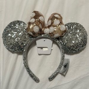Disney Silver and Pink Ears